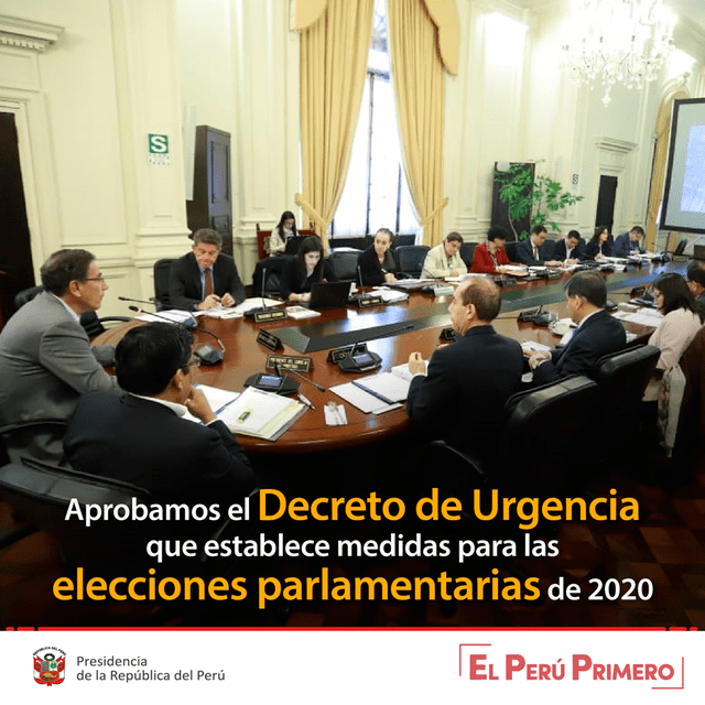 Decreto de Urgencia aprobada por el Ejecutivo.