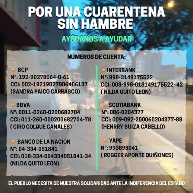 Sandra Paico cuentas