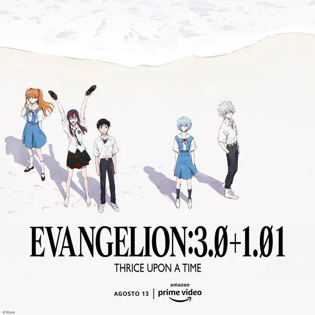Evangelion 3.0+1.0 llega a Amazon Prime Video