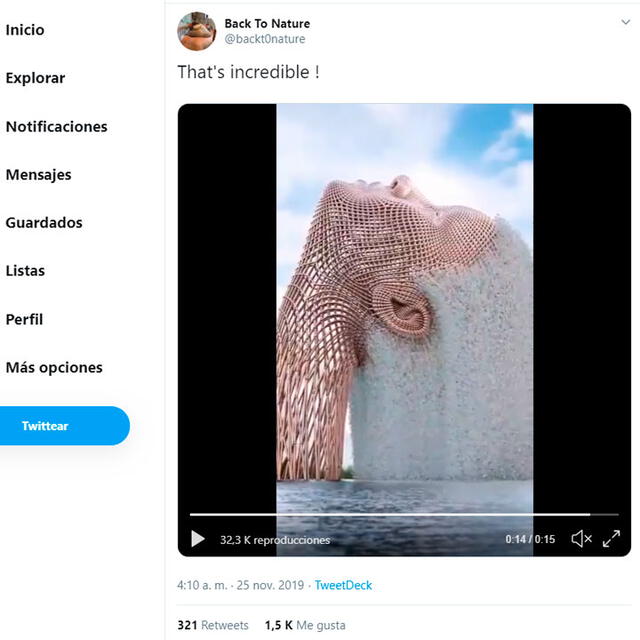 Publicación no especificó de qué se trataba.