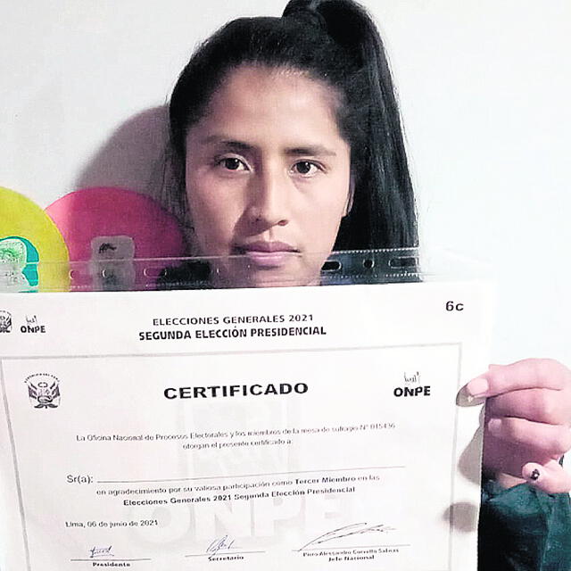 Judith Ccuno cumplió labor en Sicuani. Foto: difusión