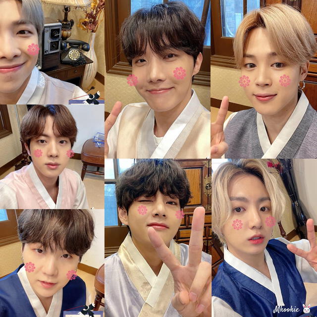 BTS viste hanbok en agasajo del Año nuevo coreano. Foto: Big Hit