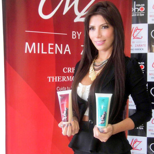 6.2.2015 | Milena Zárate incursionó en la venta de cremas reductoras. Foto: Milena Zárate/Instagram