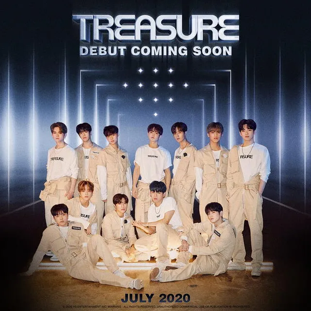 TREASURE reveló el póster de su próximo debut en julio 2020.