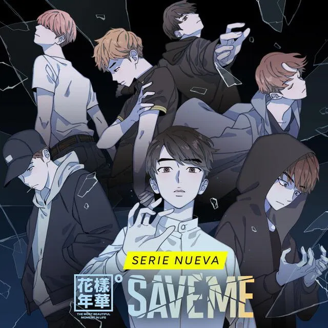 Póster promocional del webtoon, Save me. Foto: Webtoon Latam