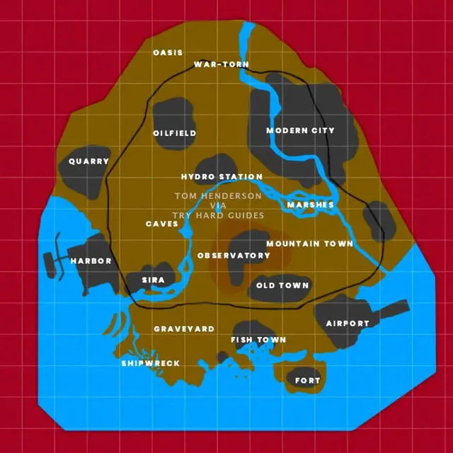 Mapa de Call of Duty Warzone 2