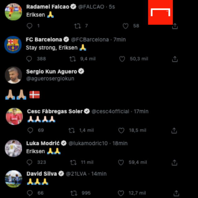 Reacciones de clubes y futbolistas.