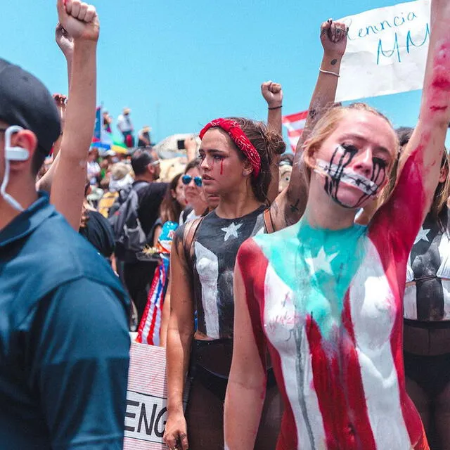 Hija de Carlos Vives se desnudó a favor de protestas en Puerto Rico [FOTOS] 
