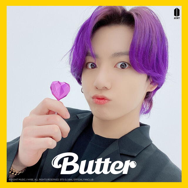Imagen conceptual de Jungkook de BTS para "Butter". Foto: BIG HIT