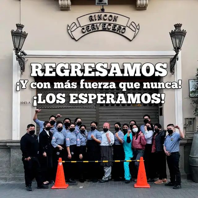 Rincón Cervecero reabre sus puertas. Foto: Fb Rincón Cervecero