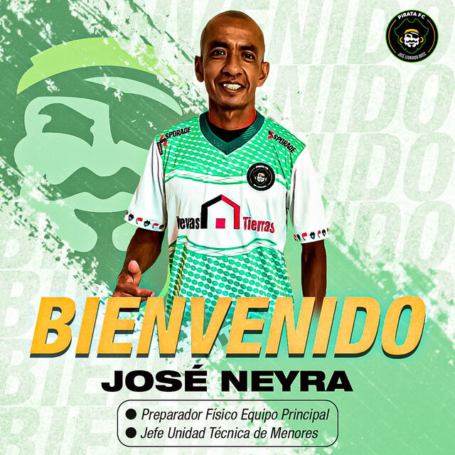 Anuncio de la llegada de José Neyra a Pirata FC