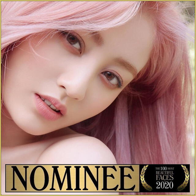 El 1 de junio, JIHYO (TWICE) fue nominada a The 100 Most Beautiful Faces of 2020. Crédito: Instagram TC Candler