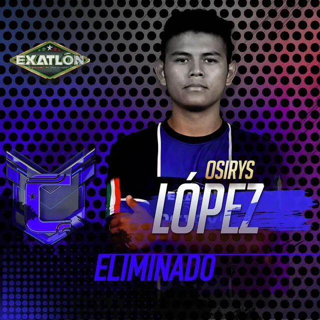 Osirys López fue el último eliminado de la competencia. Foto: Instagram @exatlonmx