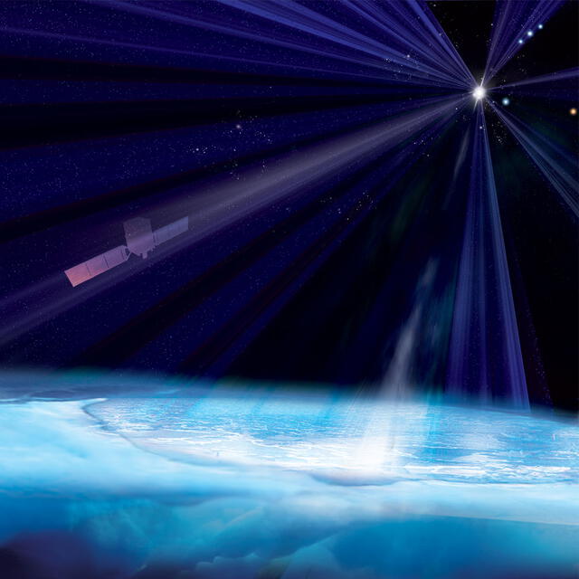 Los neutrinos pueden provenir desde las regiones más profundas del universo. Imagen: NASA