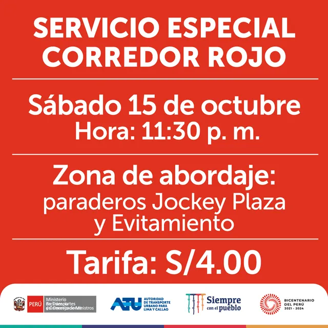 Corredor Rojo