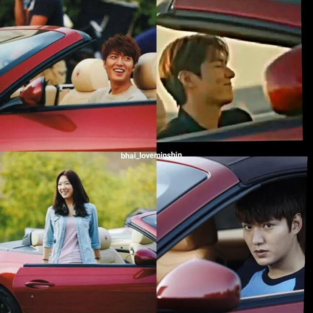 En el drama The heirs (2013) Lee Min Ho manejó un Maserati rojo. Foto: Twitter