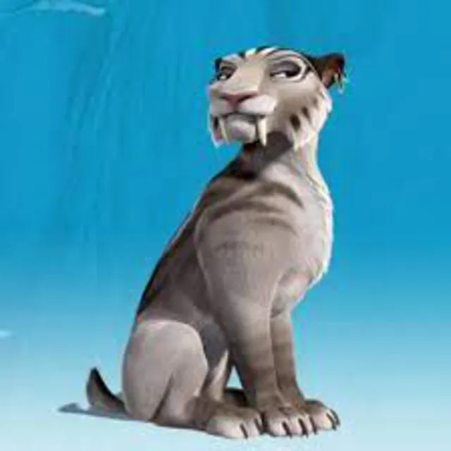 La tigresa dientes de sable se enamora de Diego. Foto: Disney.