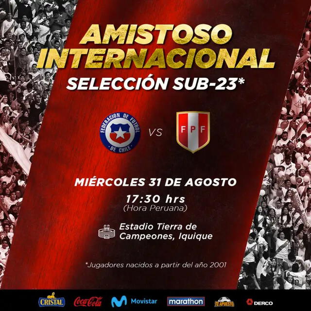 Perú vs. Chile sub-23