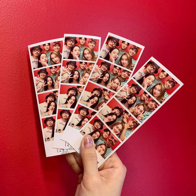 Fotos de las estrellas de “Reply 1988” tomadas en una cabina fotográfica. Crédito: Instagram Go Kyung Pyo