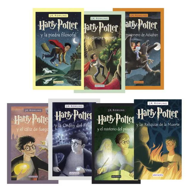 Libros de Harry Potter de la editorial Salamandra. Foto: Salamandra