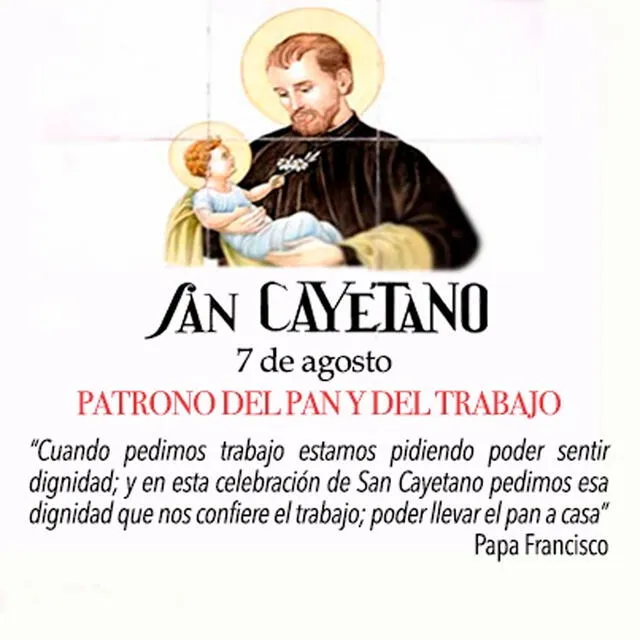 Tarjetas de San Cayetano