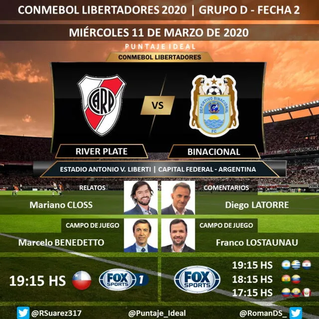 River Plate vs Binacional