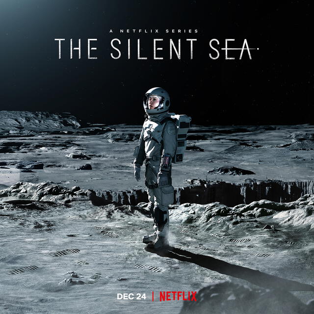 The silent sea: primer póster muestra al personaje de Bae Doo Na. Foto: Netflix