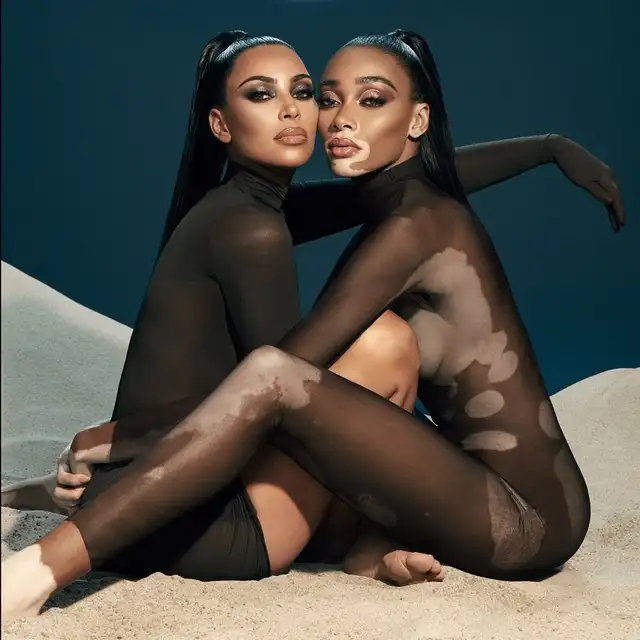 Kim Kardashian y Winnie Harlow lanzan nueva línea de maquillaje 