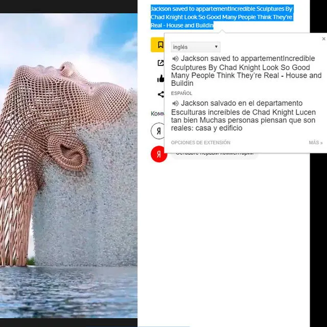 Creaciones son adjudicadas en Internet a Chad Knight.