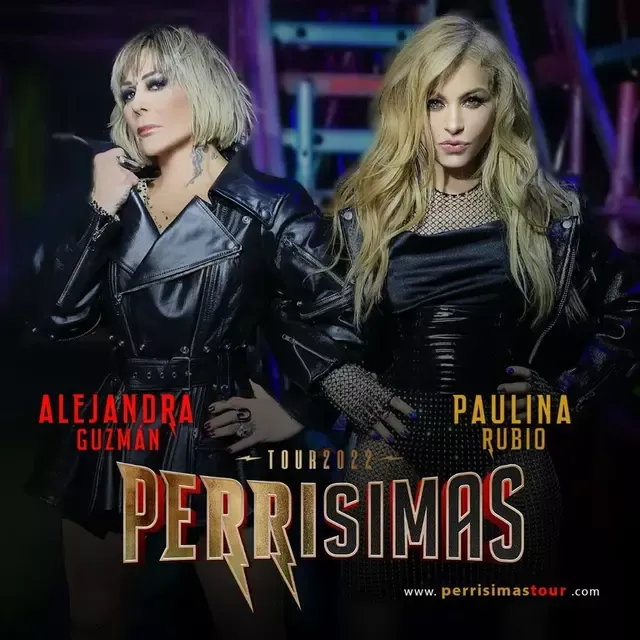 Alejandra Guzmán y Paulina Rubio iniciaron con éxito su tour "Perrísimas". FOTO: Twitter / Alejandra Guzmán