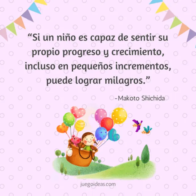 Frases e imágenes para celebrar el Día del Niño en México.