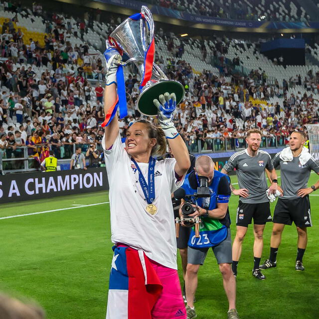 Christiane Endler llegó esta temporada al Olympique Lyon. Foto: Champions League femenina