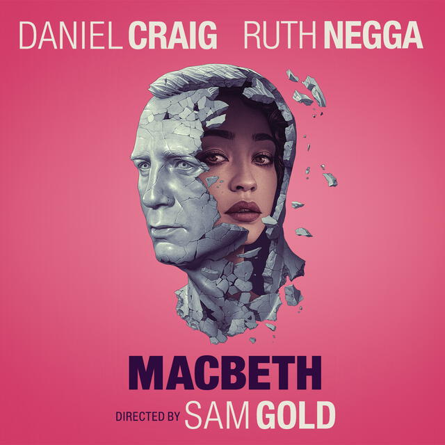 Poster de "Macbeth" con Daniel Craig y Ruth Negga. Foto: Macbeth/Twitter