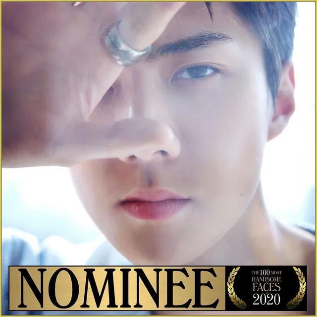 El 12 de junio, SEHUN (EXO) fue nominado a The 100 Most Handsome Faces of 2020. Crédito: Instagram TC Candler