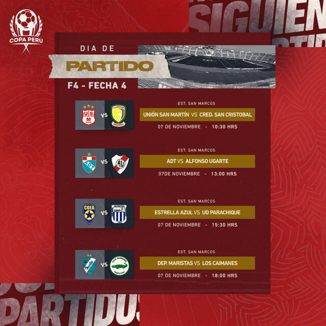 Así se juega la cuarta jornada del torneo. Foto: Copa Perú
