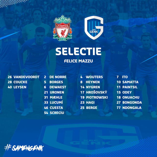 Liverpool vs. Genk: previa