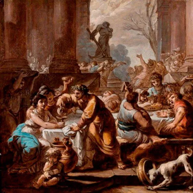 La Saturnalia era una fiesta de origen pagano que se celebraba cerca del solsticio de invierno. Foto: Artnet