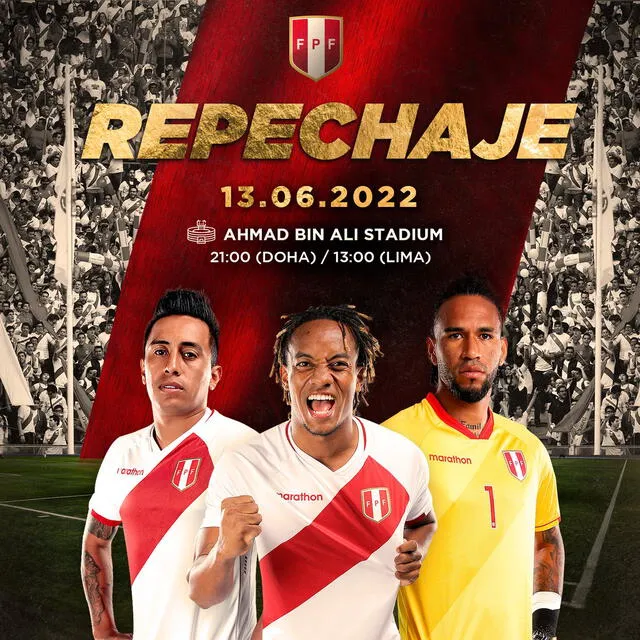 Fecha, hora y estadio confirmados para el repechaje. Foto: Selección peruana