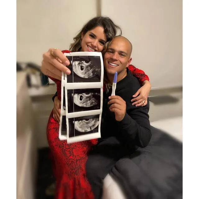 Milena Merino está a la espera de su primer hijo. Foto: Instagram/Milena Merino