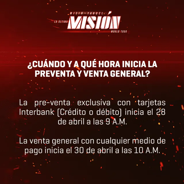 Wisin y Yandel se presentarán en Lima como parte de su gira "La última misión".