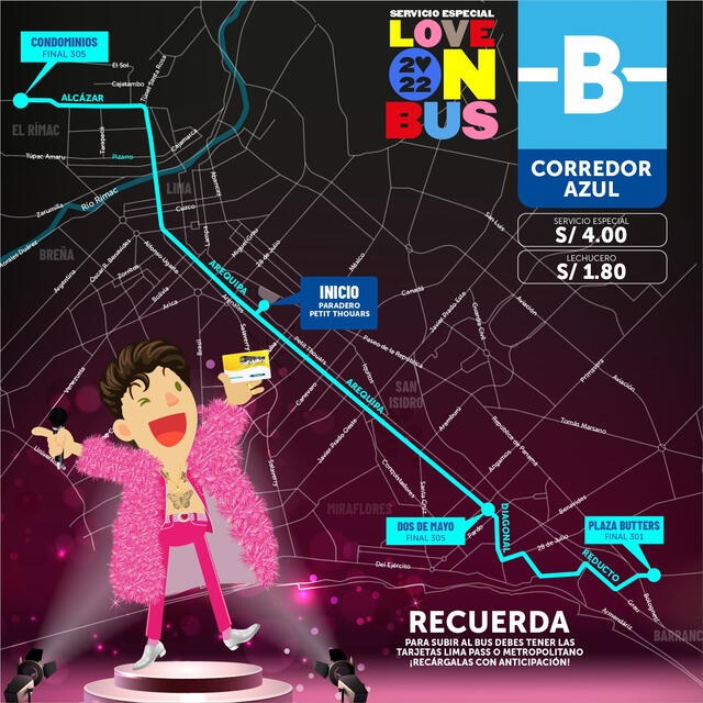 Harry Styles Perú 2022: rutas de buses del Metropolitano y Corredores Complementarios