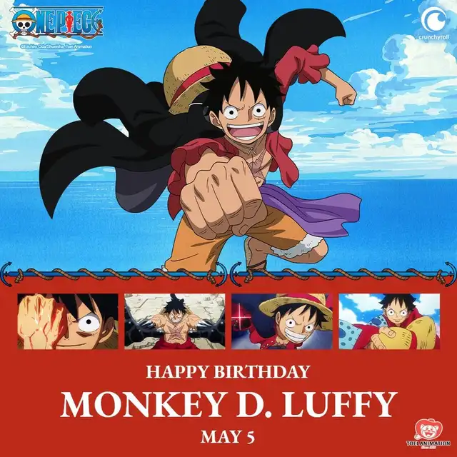 Las quintillizas y Luffy: entérate qué personajes de anime cumplen años este 5 de mayo