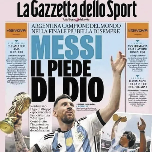 Portada La Gazzetta dello Sport