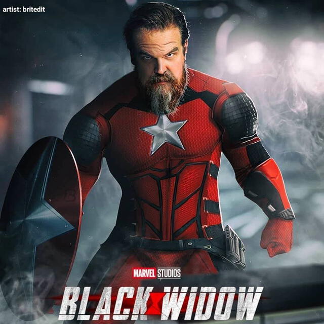David Harbour sería Red Guardian en Black Widow. Foto: Marvel