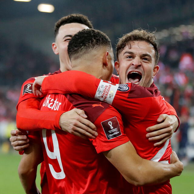 Suiza clasificó a Qatar 2022 al derrotar a Polonia. Foto: Clasificatorias Europeas