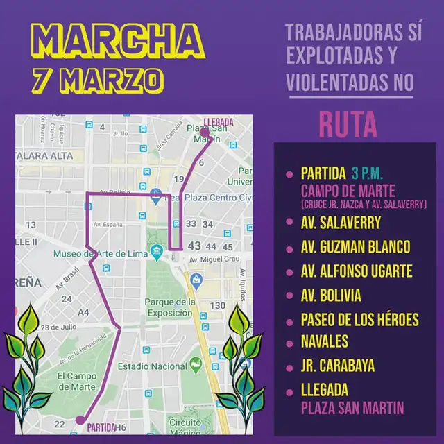 Marcha 8M Perú