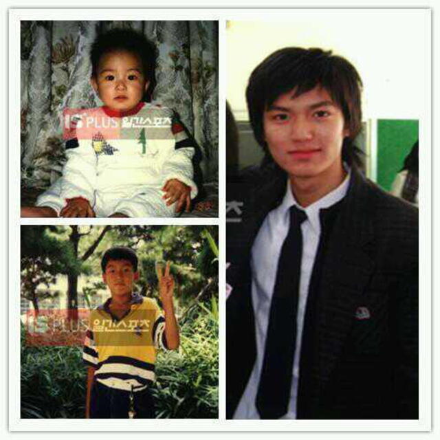 Lee Min Ho de bebé, niño y adolescente. Foto: IS Plus