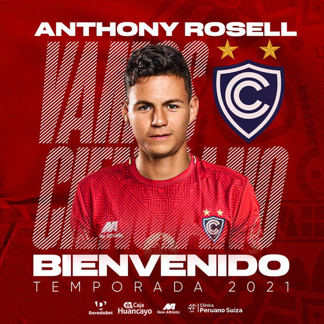 Anthony Rosell jugará en Cienciano. Foto: Cienciano