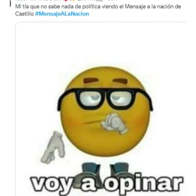 Los más divertidos memes del mensaje a la nación de Pedro Castillo.