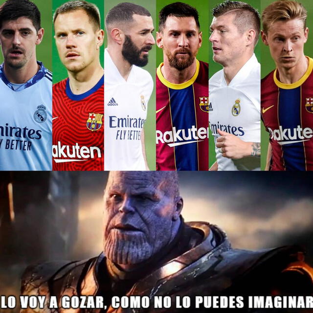 Memes del Real Madrid vs. Barcelona. Foto: Facebook